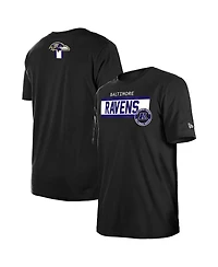 New Era Men's Black Baltimore Ravens 3rd Down High Density Print T-Shirt