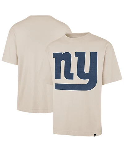 '47 Brand Men's Tan New York Giants Bouldering Imprint Ravine Foundation Throwback T-Shirt