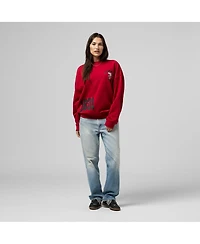 Mitchell & Ness Women's Crimson Alabama Tide Multi-Hit Sweatshirt