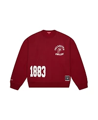 Mitchell & Ness Women's Burgundy Philadelphia Phillies Crewneck Sweatshirt