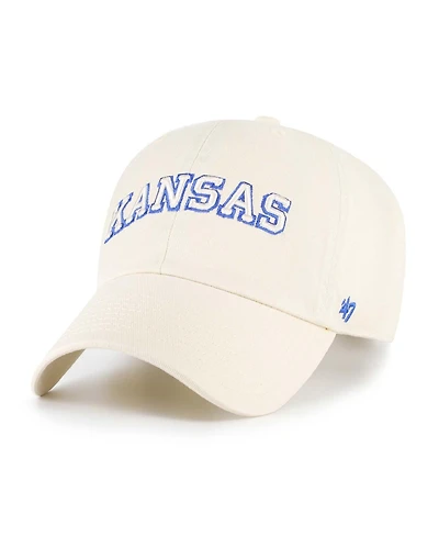 '47 Brand Men's Sand Kansas Jayhawks Vault Clean Up Adjustable Hat
