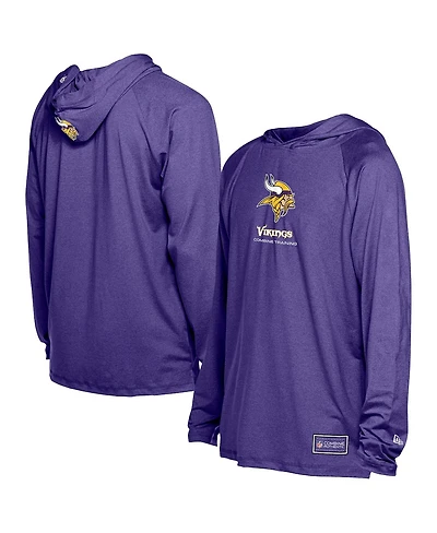New Era Men's Purple Minnesota Vikings Functional Fandom Hoodie
