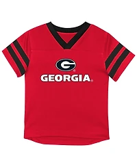 Outerstuff Baby Boys and Girls 2-Piece Red Georgia Bulldogs Team Logo Zone Top Pant Set