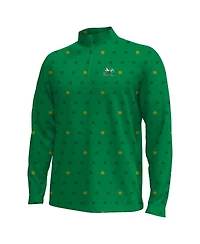 Under Armour Men's Green Notre Dame Fighting Irish Gameday Armourfuse Half-Zip Jacket