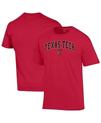 Champion Men's Red Texas Tech Raiders Arch Over Logo T-Shirt