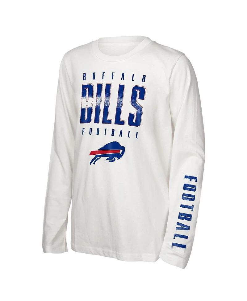 Outerstuff Big Boys and Girls Buffalo Bills the Mix Combo T-Shirt Set