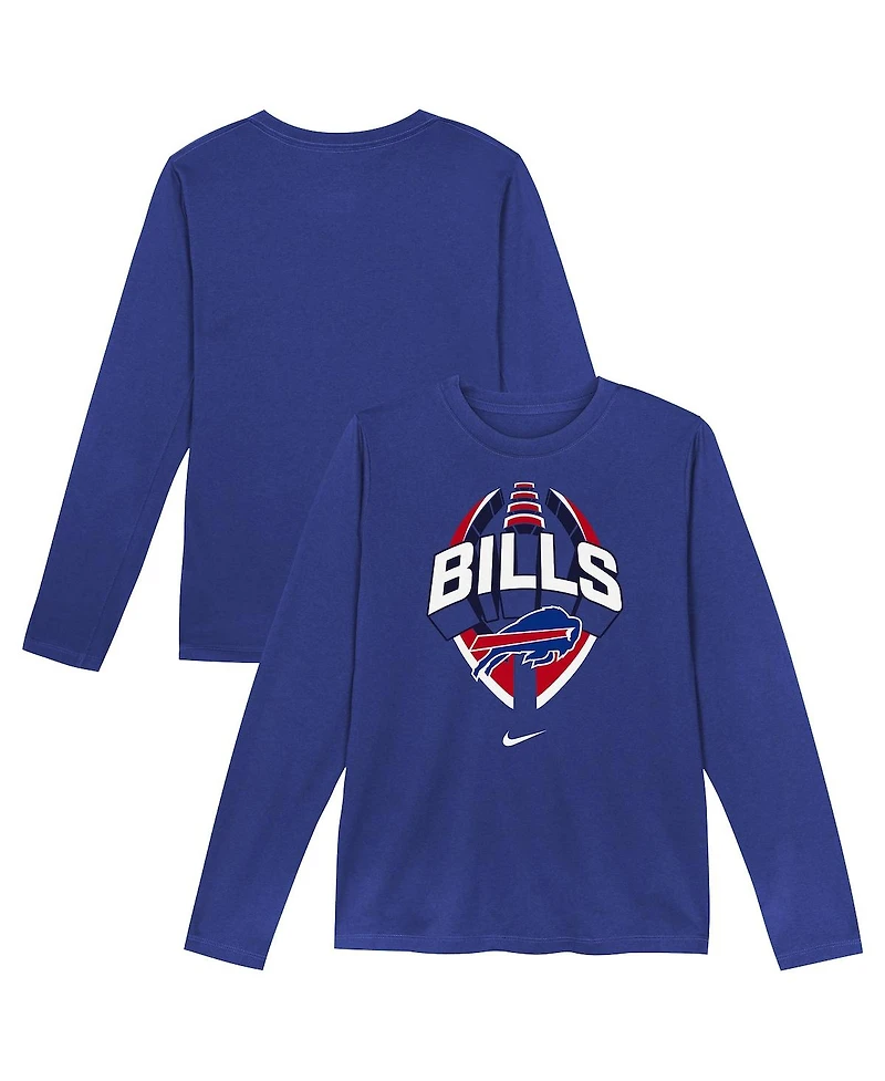 Nike Toddler Royal Buffalo Bills Primetime Legend Icon Long Sleeve Performance T-Shirt
