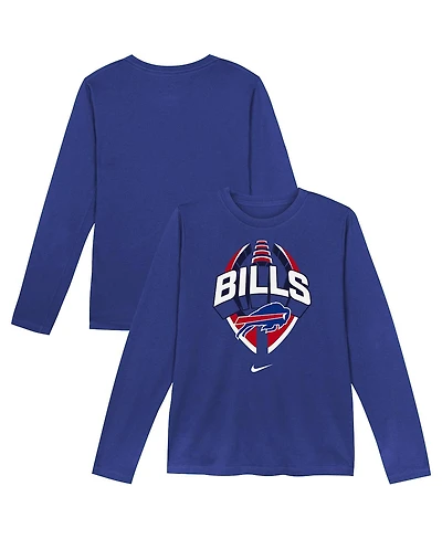 Nike Toddler Royal Buffalo Bills Primetime Legend Icon Long Sleeve Performance T-Shirt