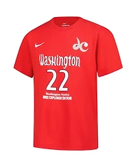 Nike Big Boys and Girls Sonia Citron Red Washington Mystics Explorer Edition Name Number T-Shirt