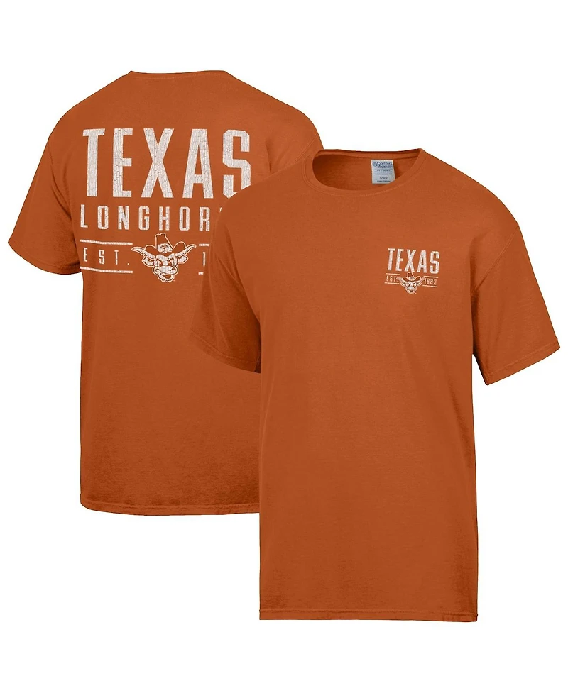 Comfortwash Men's Burnt Orange Texas Longhorns Big Name T-Shirt