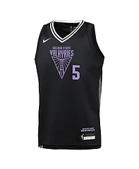 Nike Big Boys and Girls Kayla Thornton Eclipse Black Golden State Valkyries Explorer Edition Victory Player Jersey
