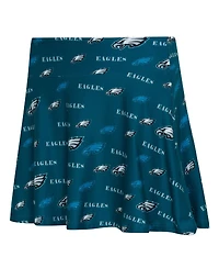 Concepts Sport Women's Midnight Green Philadelphia Eagles Mosaic Allover Print Skort
