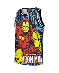 Lids Big Boys and Girls Black Iron Man Print Mesh Fashion Jersey
