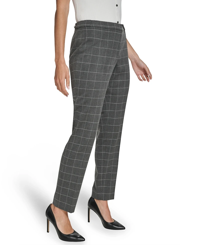 Calvin Klein Women's Windowpane Highline Pants