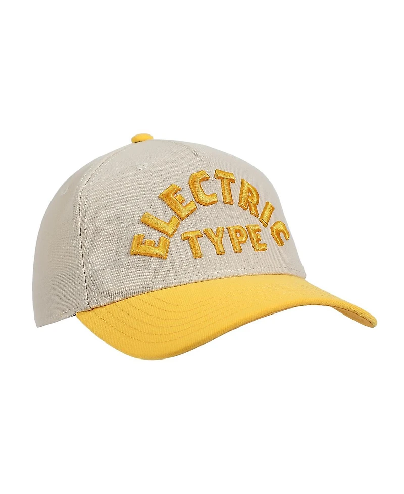Pokemon Electric Type Yellow & White A-Frame Snapback Hat