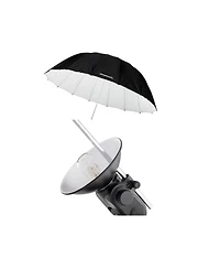 Westcott 7 Feet Parabolic Umbrella, White/Black