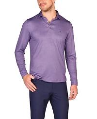 Tailorbyrd men's Big & Tall Footballs Long Sleeve Performance Polo