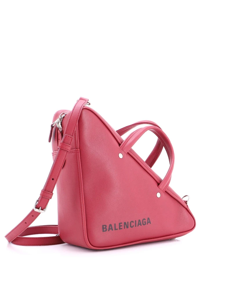 Pre-Owned Balenciaga Small Triangle Duffle Bag Leather