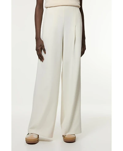 Karen Millen Women's Essential Wide Leg Tailored Trouser