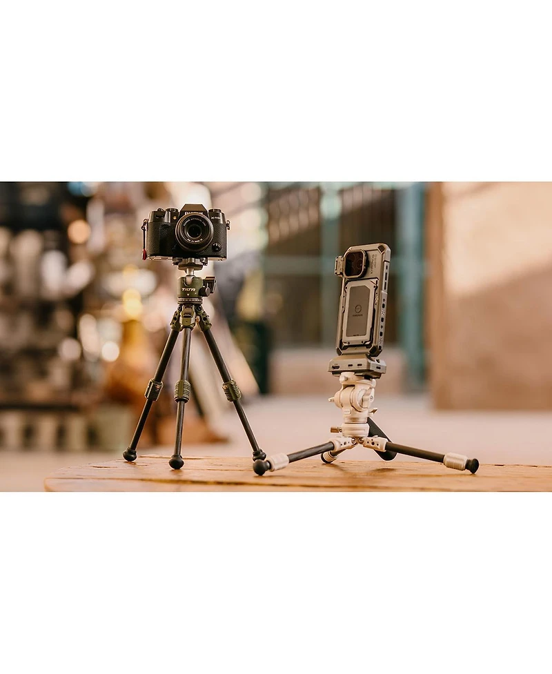 Tilta Tilta Tabletop Ball Head with 1-Stage Carbon Fiber Tripod Legs, Space Gray