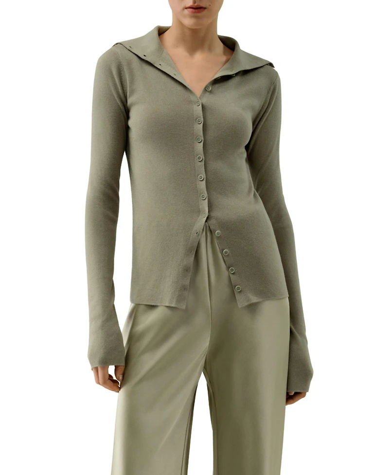Lilysilk Slim Fit Silk Cashmere Sweater