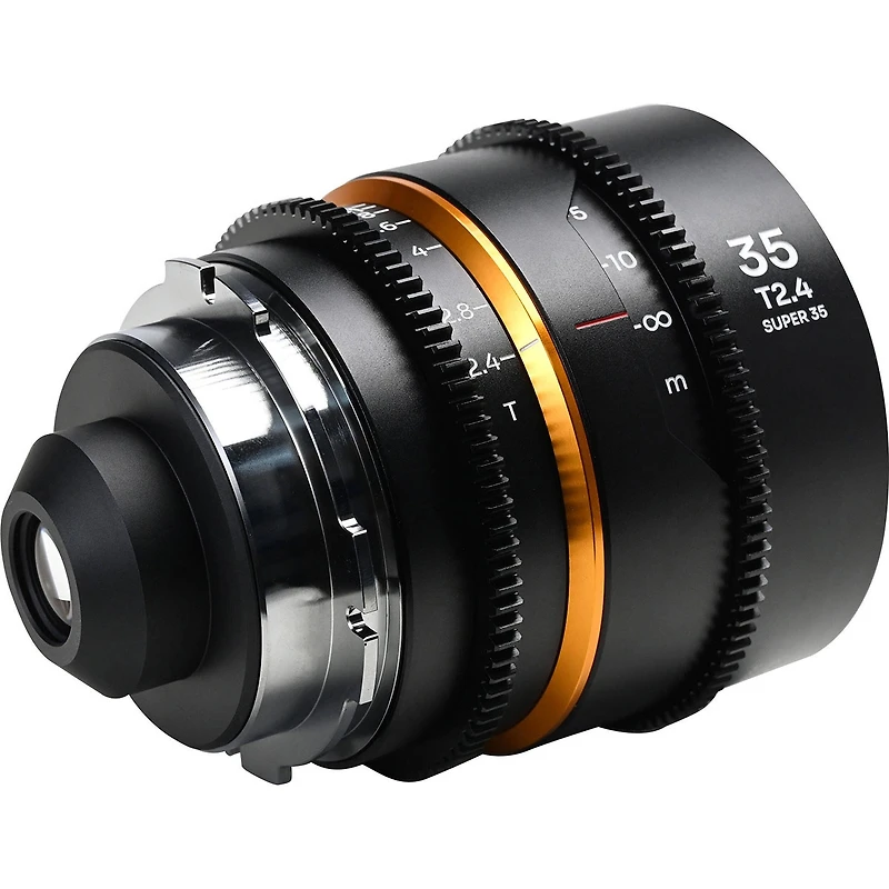 Venus Laowa Nanomorph S35 Prime 3-Lens Bundle with 35mm, 50mm T2.4 and 27mm T2.8 Anamorphic Lens for Pl Mount/Canon Ef, Amber Flare