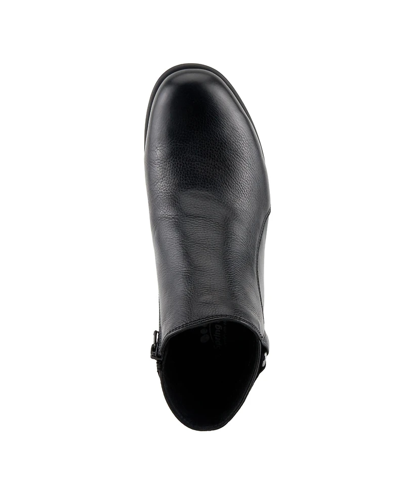 Spring Step Abruzzo Leather Wedge Boots, Dark Brown, Eu 42