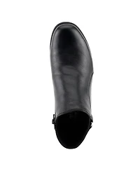 Spring Step Abruzzo Leather Wedge Boots, Dark Brown, Eu 42