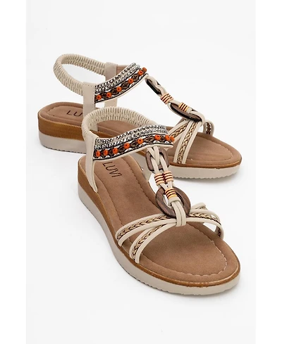 Prologue Shoes Cher Braided Strap Sandal (Women)
