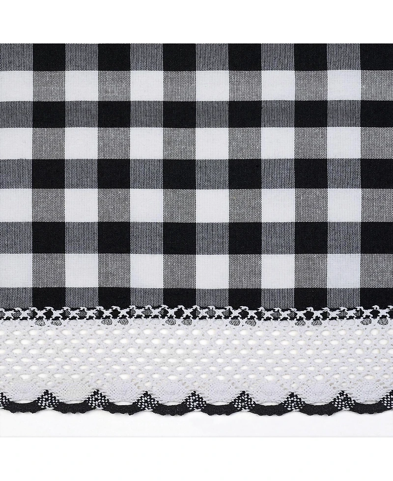 GoodGram Country Plaid Window Valance Treatment