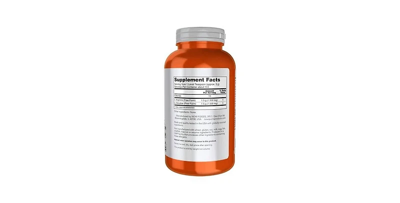 Now Foods Arginine & Citrulline Powder ,12 Oz