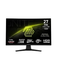 Msi Mag 274CXF 27" 16:9 Full Hd 280Hz Curved Va Led Hdr Gaming Monitor, Metallic Black