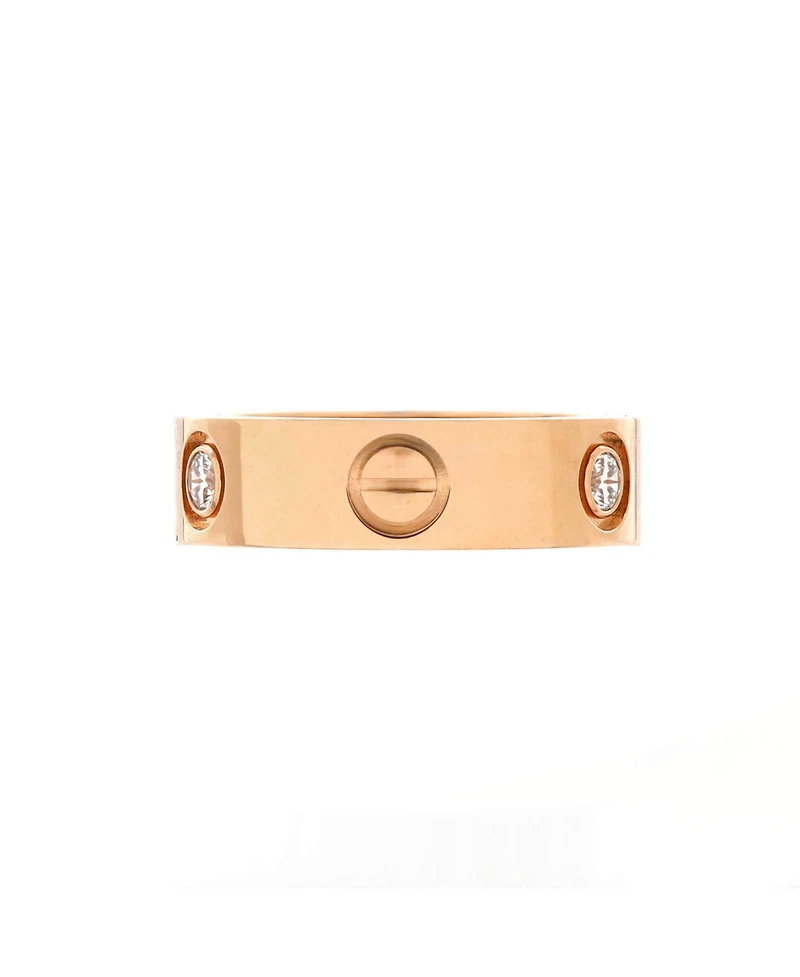 Pre-Owned Cartier Love 3 Diamonds Band Ring