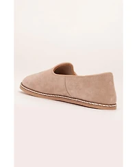 Epilogue Shoes Istanbul Suede Leather Slip On Flats (Women)