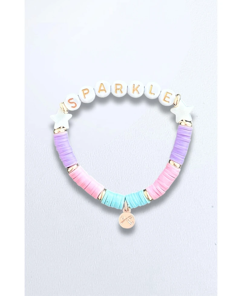 Bits & Bows Girls Sparkle Bracelet in Aqua