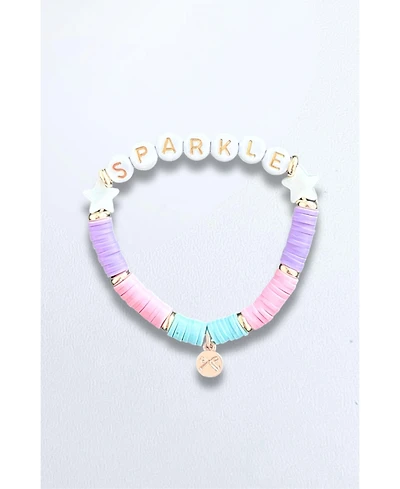 Bits & Bows Girls Sparkle Bracelet in Aqua