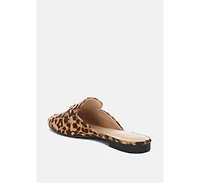 London Rag Alpine Horsebit Detail Mules Women