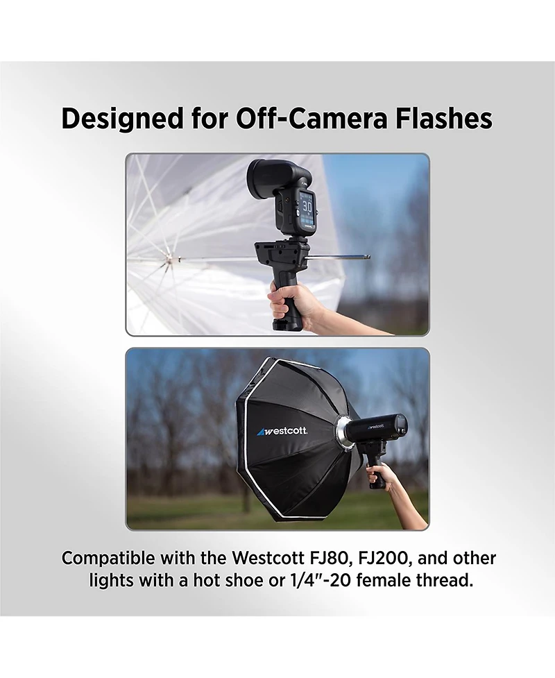 Westcott ProGrip 2 Handheld Off-Camera Flash Mount