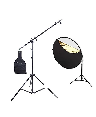 Westcott Westcott Photo Basics 40in 5-in-1 Collapsible Reflector Kit with Case, Reflector Holder Arm and Stand