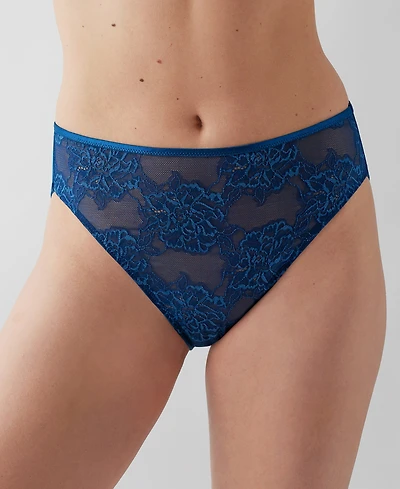 Wacoal Women's Full Bloom Sheer Mesh Hi-cut Brief