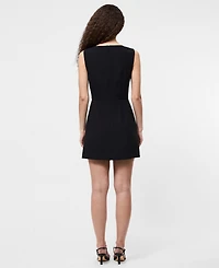 French Connection Women's Bow Detail Mini Dress