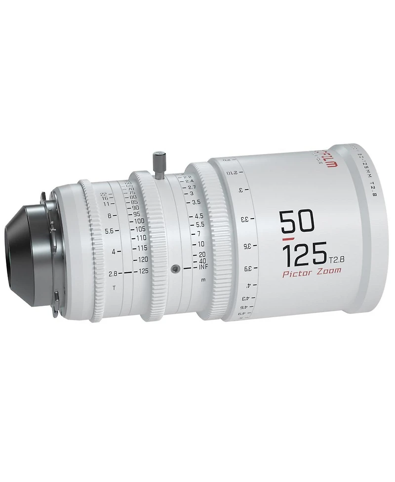 Dzofilm Pictor 20-55mm and 50-125mm T2.8 Super35 Parfocal Cine Lens Bundle for Pl Mount and Canon Ef, White