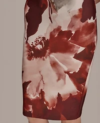 Donna Karan New York Women's Floral Sheath Dress