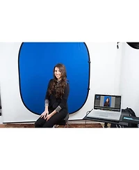 Savage 60x72" Collapsible Disc / Reversible Solid Colors Background