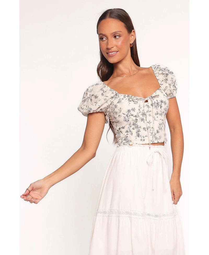 Petal and Pup Women's Monira Top - Brown Ivory Xl