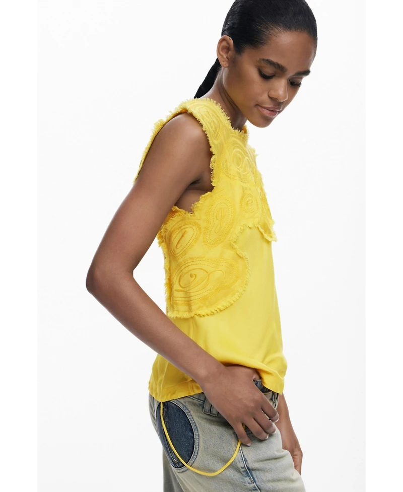 Desigual Women's Embroidered blouse