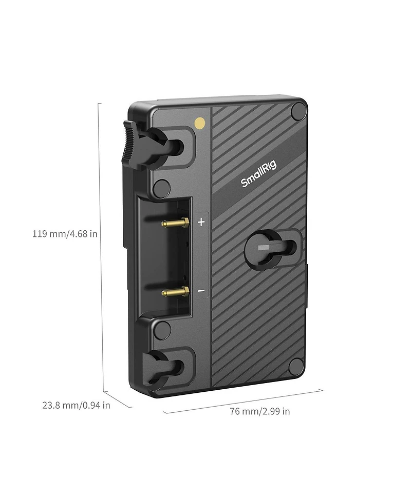 SmallRig V-Mount to Gold Mount Battery Plate, Black