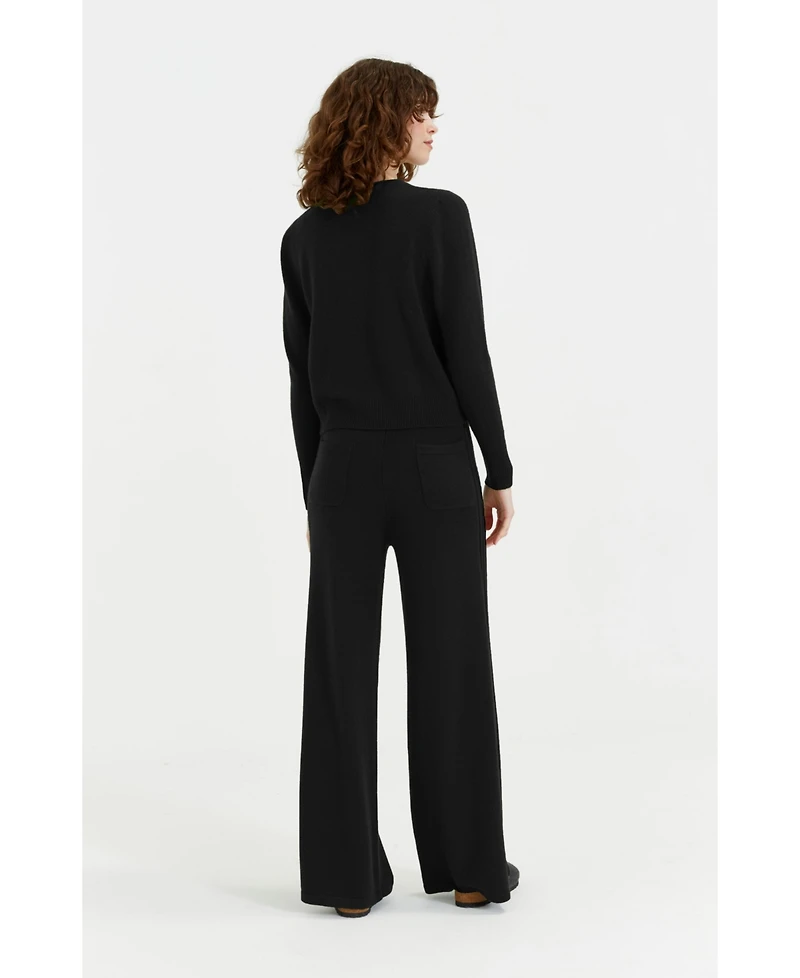 Chinti & Parker Women's Pure Cashmere Cropped Sweater