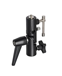 Westcott 7 Feet Parabolic Umbrella, White/Black Bundle with Umbrella Bracket / Adjutsable Flash Mount, 8.5' Black Lightstand