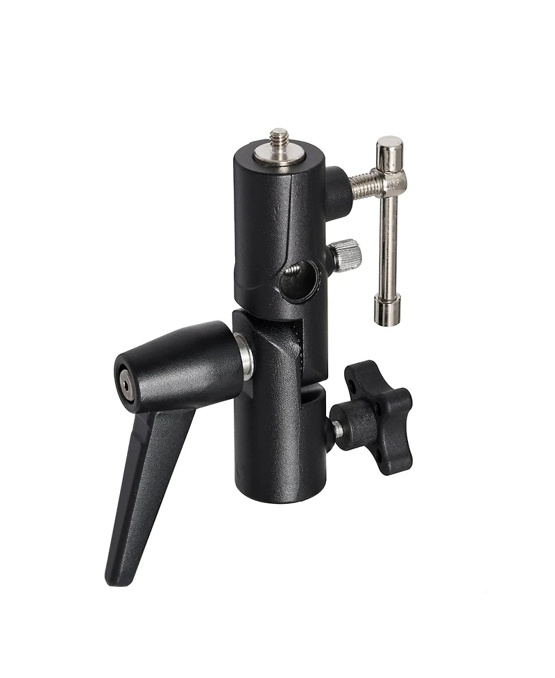 Westcott 7 Feet Silver Parabolic Umbrella Bundle with Umbrella Bracket / Adjutsable Flash Mount, 9.5' Black Lightstand